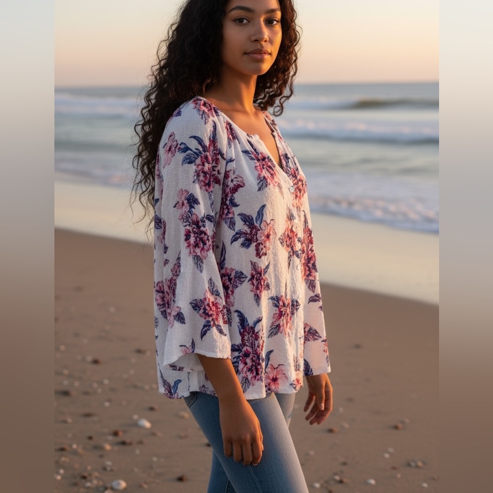 Show Me Your Mumu | Oversized Floral Print Top - Boho - Beachy